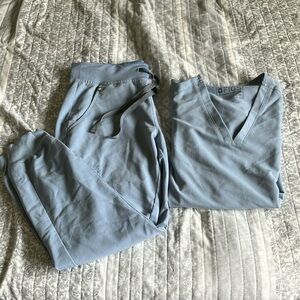 Figs Light Blue Women's Top